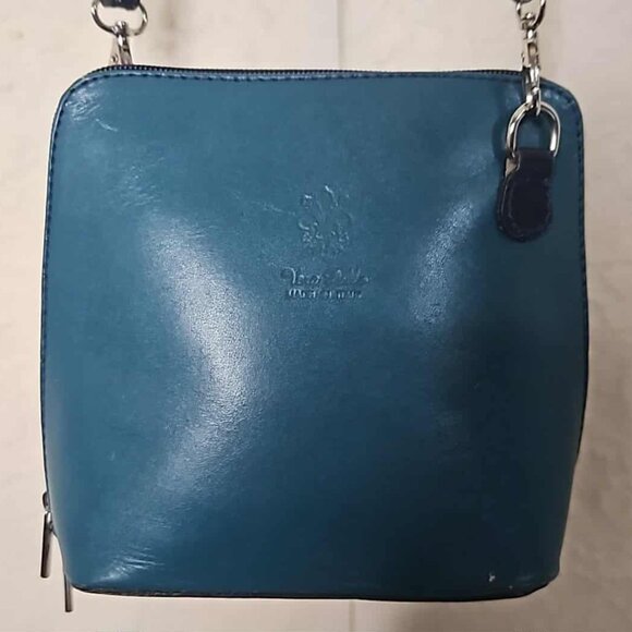 Vera Pelle Handbags - Vera Pelle Italian leather crossbody bag